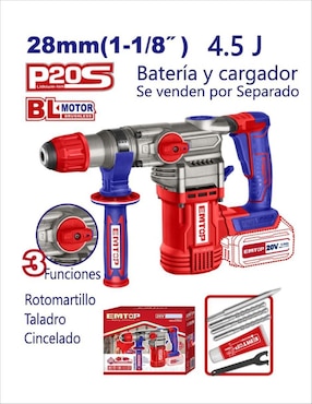 Rotomartillo y accesorios Emtop ELRH20288 2800 W