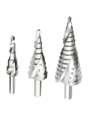 Broca multimateriales Ventdepot con 3 piezas