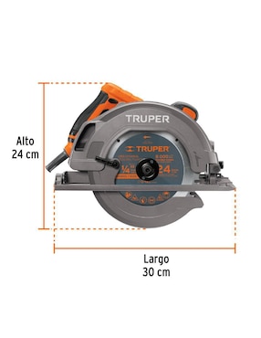 Sierra circular Truper 7-1/4 1700 w