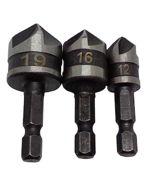 Broca multimateriales Ventdepot con 3 piezas