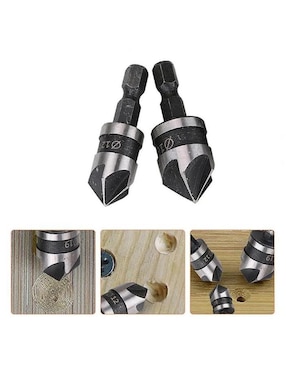 Set broca multimateriales Ventdepot con 2 piezas