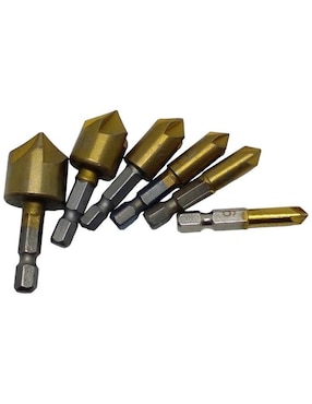 Broca multimateriales Ventdepot con 6 piezas