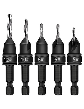 Broca multimateriales Ventdepot con 5 piezas