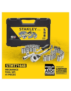 Juego de dados Stanley STMT71648 40 piezas