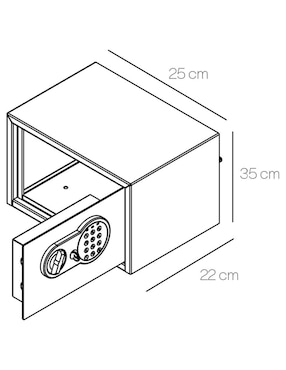 Caja fuerte eléctrica Gsi Storage Solutions