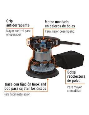Lijadora Roto Orbital Truper 248.5 W