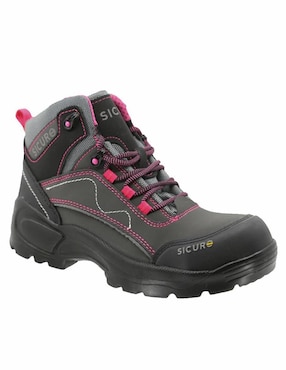 Bota industrial Sicuro Industrial de cuero y tela