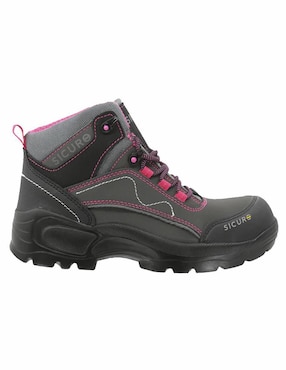 Bota industrial Sicuro Industrial de cuero y tela