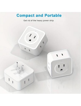 Multicontacto Ventdepot Cubiccharge de 5 contactos