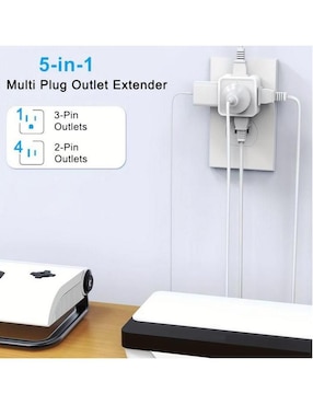 Multicontacto Ventdepot Cubiccharge de 5 contactos