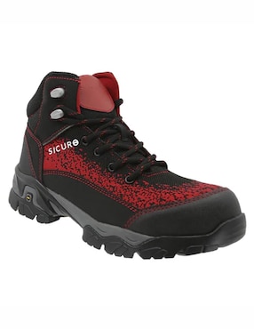 Bota industrial Sicuro Industrial de cuero y tela