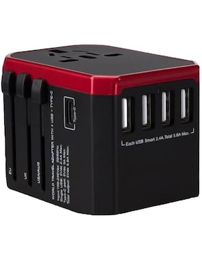 Multicontacto Ventdepot Travelxpertred de 4 contactos