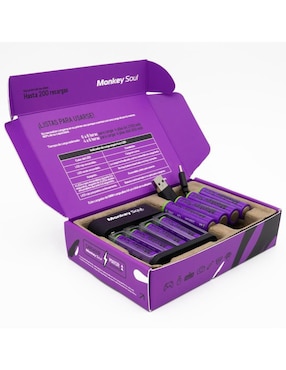 Cargador de pilas monkey soul de 5 w usb tipo c