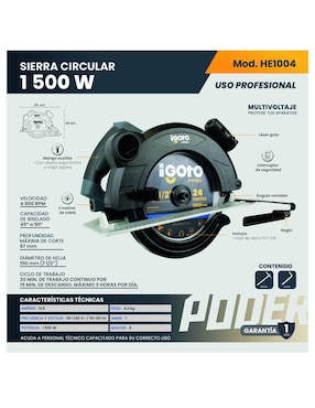 Kit herramienta eléctrica Igoto