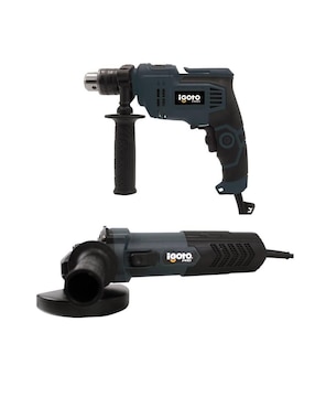 Rotomartillo y esmeril Igoto HE1001+HE1003 700 W