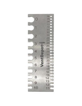 Calibrador de acero inoxidable Ventdepot