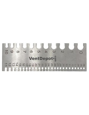 Calibrador de acero inoxidable Ventdepot
