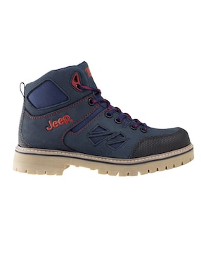 Bota industrial jeep de cuero y piel