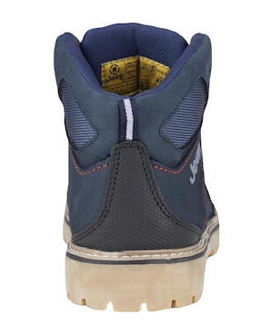 Bota industrial jeep de cuero y piel