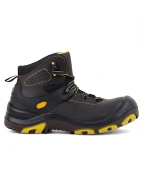 Bota industrial Rbcollection de cuero y tela