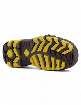 Bota industrial Rbcollection de cuero y tela