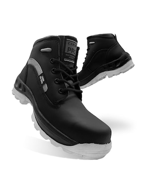Bota Caribu de cuero y piel
