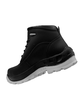 Bota Caribu de cuero y piel