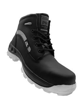 Bota Caribu de cuero y piel