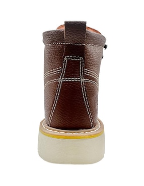 Bota Caribu de cuero y piel
