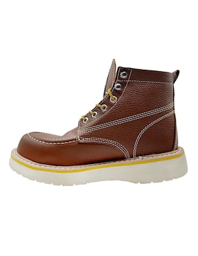 Bota Caribu de cuero y piel