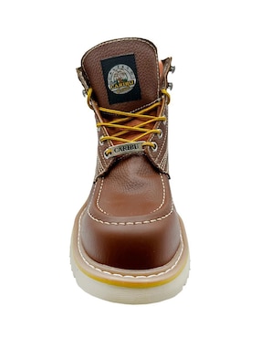 Bota Caribu de cuero y piel