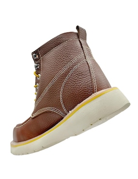 Bota Caribu de cuero y piel
