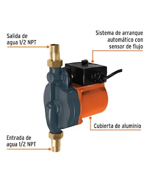 Bomba de agua doméstica Truper 1/6 HP