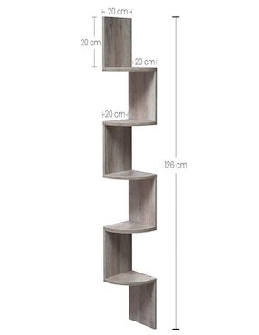 Estante de madera Songmics Home Koni MLBC072M01
