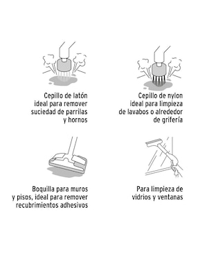 Limpiador de vapor Truper 1800 W