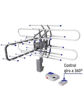 Antena de radio y televisión Truper