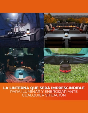 Linterna de mano Tecnolite 3SOLLED25VCD65N Camper