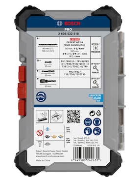 Juego de puntas Bosch 2608522518