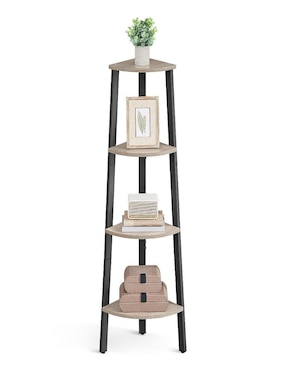 Estante de madera con metal Songmics Home Barnet MLLS034M01