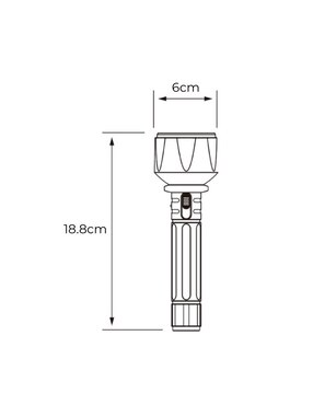 Linterna de mano Tecnolite LT80190NA Handen II
