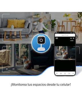 Cámara individual de seguridad Steren alámbrica Full HD 47° a 100° con capacidad para grabar visión nocturna para interior