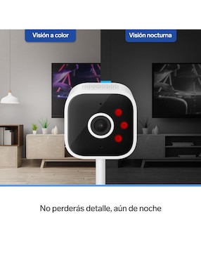 Cámara individual de seguridad Steren alámbrica Full HD 47° a 100° con capacidad para grabar visión nocturna para interior