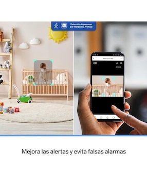 Cámara individual de seguridad Steren alámbrica Full HD 47° a 100° con capacidad para grabar visión nocturna para interior