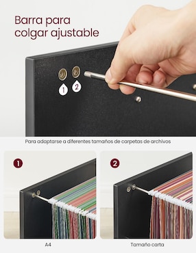 Gabinete armable Karsen Songmics Home de MDF