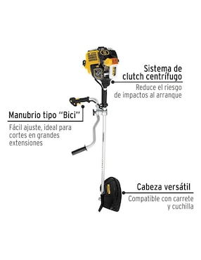 Desbrozadora a gasolina Pretul de hilo 52 cc