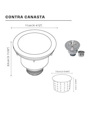 Contracanasta para tarja Yma Home