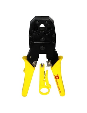 Pinza ponchadora Xcase Bosi para RJ45 y RJ11 con pelador