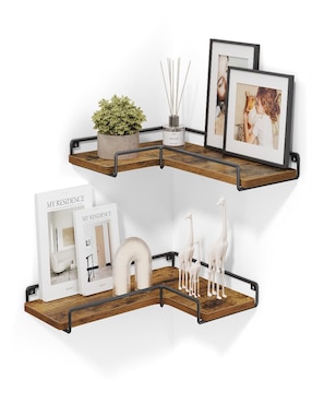 Estante de madera con metal Songmics Home Colex MLLS831B01