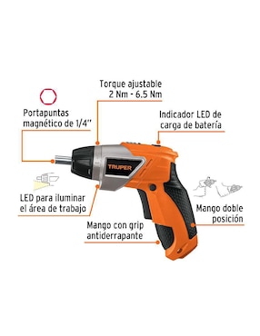 Destornillador eléctrico Truper