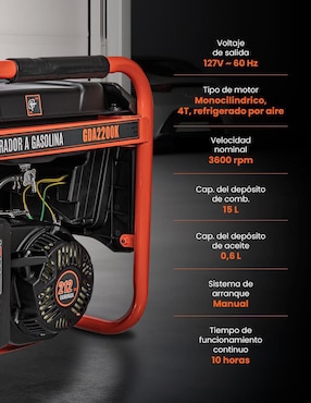Generador de gasolina Daewoo